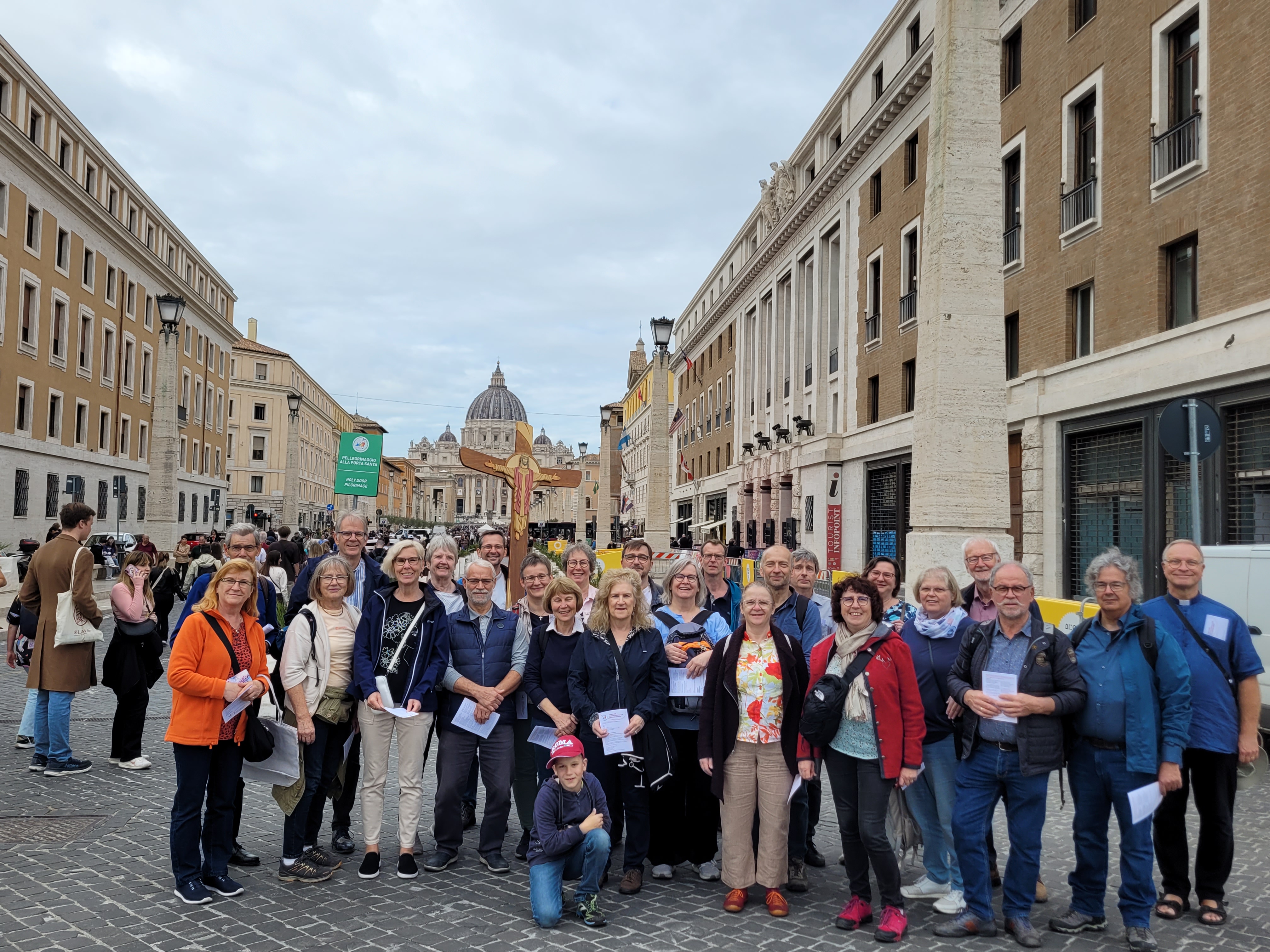 Teilnehmende der Pilgerreise nach Rom