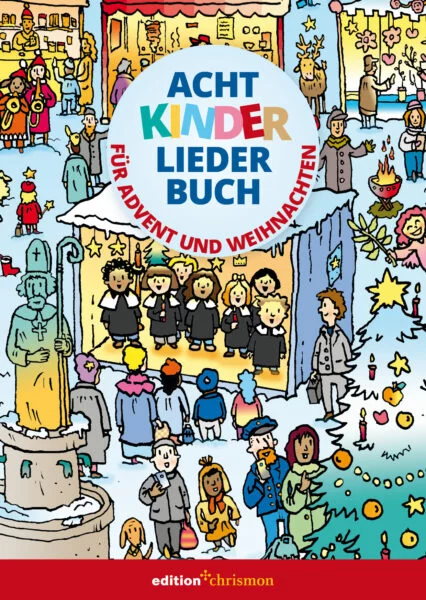 Buchtitel AchtKINDERliederbuch